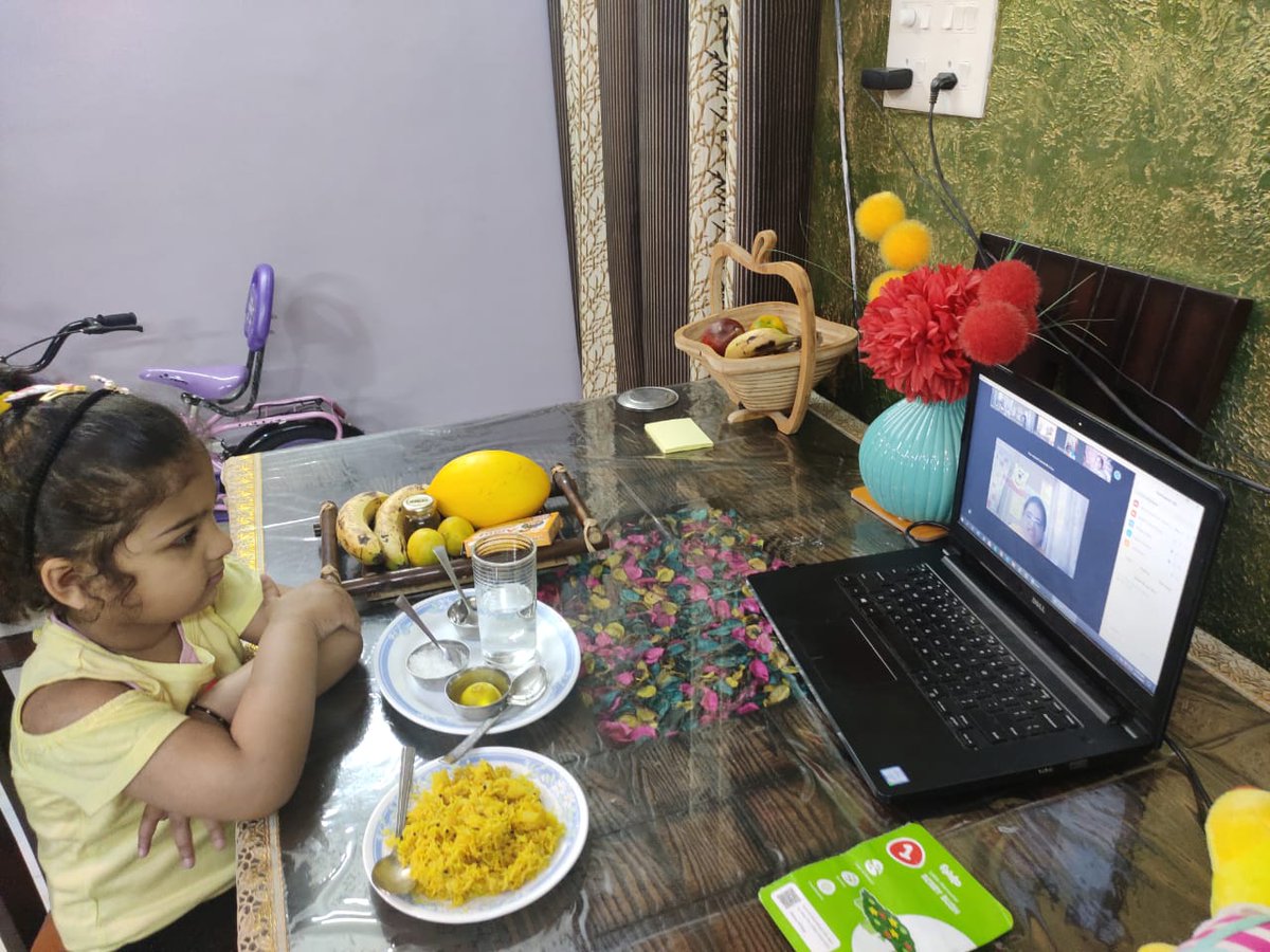 RyanIntlGrp's tweet photo. Despite the distance, through #RyanElearning #RyanTeachers of Montessori ensure to make their classes interactive for our tiny tots. Here are some fun glimpses of our #Ryanites enjoying their online classes.

#RyanInternationalSchool #Elearning https://t.co/IQ639IxBMZ