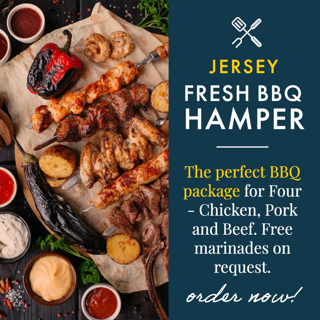 Jersey - Sun's Out Grill's Out! Introducing our New Fresh BBQ Hamper just in time for the weekend. #jersey #keepingtheislandsfed  - mailchi.mp/27dc25b95c97/j…