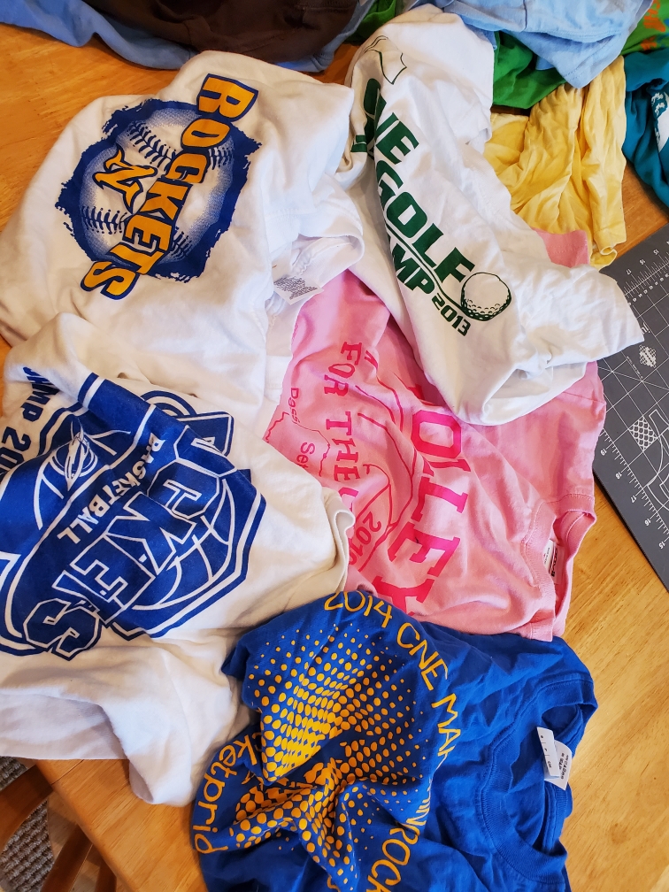 CNEHighSchool's tweet photo. Mrs. Stegemann has been sewing and donating masks using CNE t-shirts the lining. So each mask contains a bit of Rocket Pride! Let us know if your child has been giving back during the pandemic. We are hoping to put together a larger piece about how the Rockets are giving back! https://t.co/mzsvbe1gYd