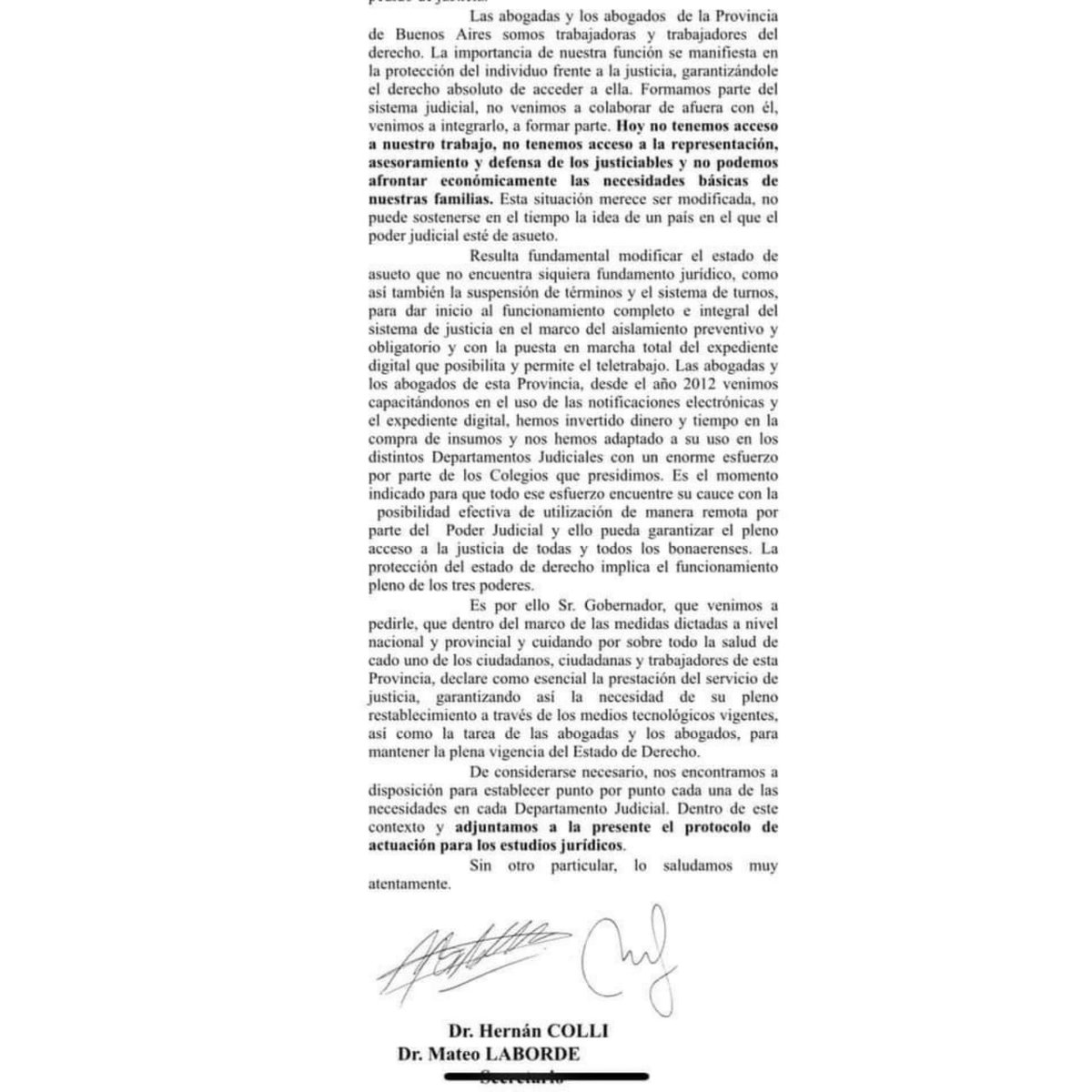 caqsitiooficial's tweet photo. 📝Reestablecimiento del sistema de justicia.
Nota presentada por @colproba
al Sr. Gobernador de la Provincia de Buenos Aires.
#ColegioDeAbogados #Quilmes #ColProBa #Gobernador #BuenosAires #Justicia https://t.co/KdRXEIPFMH