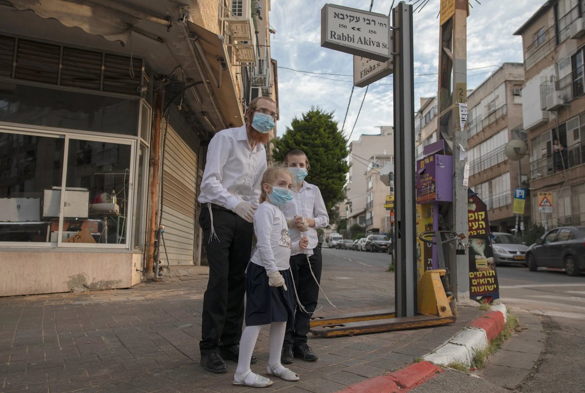 The mayor now says he's proudest of his residents' "compliance and obedience" — a jab back at non-Orthodox Israelis who accused Bnei Brak residents of flouting the rules. Truth is, many had never heard what the rules were. 7/