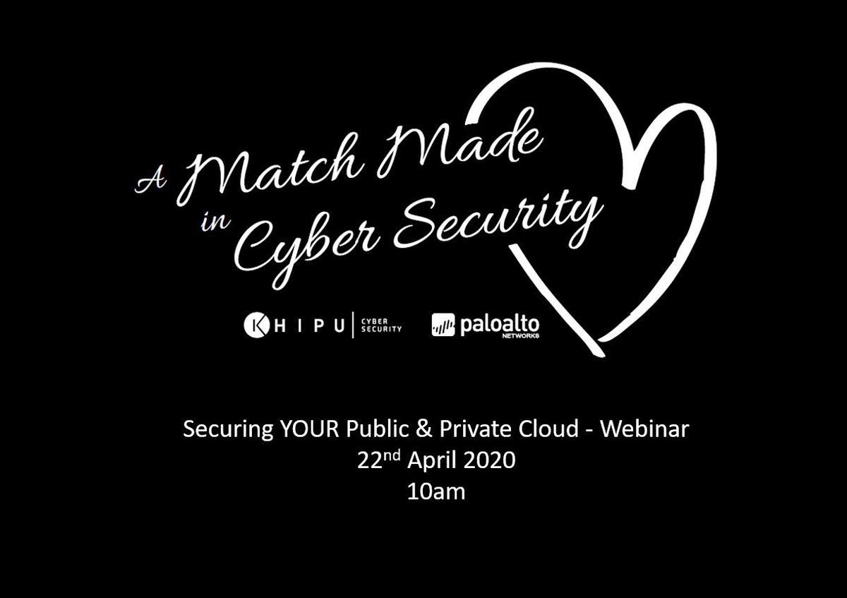 KhipuNetworks's tweet photo. Multiple security tools from different vendors has left the cloud a fragmented security environment. KHIPU &amp; @PaloAltoNtwks #PerfectPartnership provides security tailored to YOUR environment. Join our Webinar https://t.co/Eywj7hLWw9 #MatchMadeIn #CyberSecurity #CloudSecurity https://t.co/rMiayliM3m