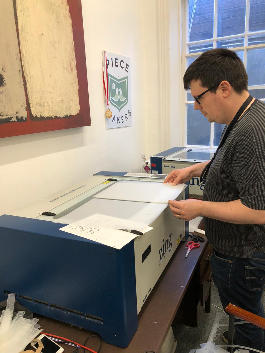 JCIDerry's tweet image. .@JCIDerry members Selina &amp;amp; Paul getting stuck in to help address the #PPEshortage. In conjunction with local business @PieceMakers1, we sourced materials &amp;amp; helped to produce hundreds of visors before distributing to local health trusts &amp;amp; care homes. #BeBetter #ThePowerOfUs