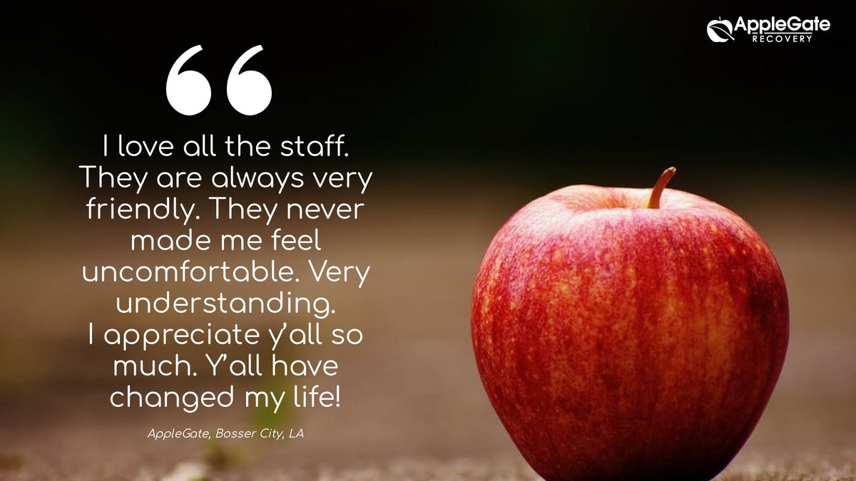 applegatercvry's tweet photo. We love our patients! Happy Testimonial Thursday !

#AppleGateRecovery #AppleGate #AG #🍎 #recovery #treatment #testimonialthursday #thankyou https://t.co/3HDoaGP0Uq