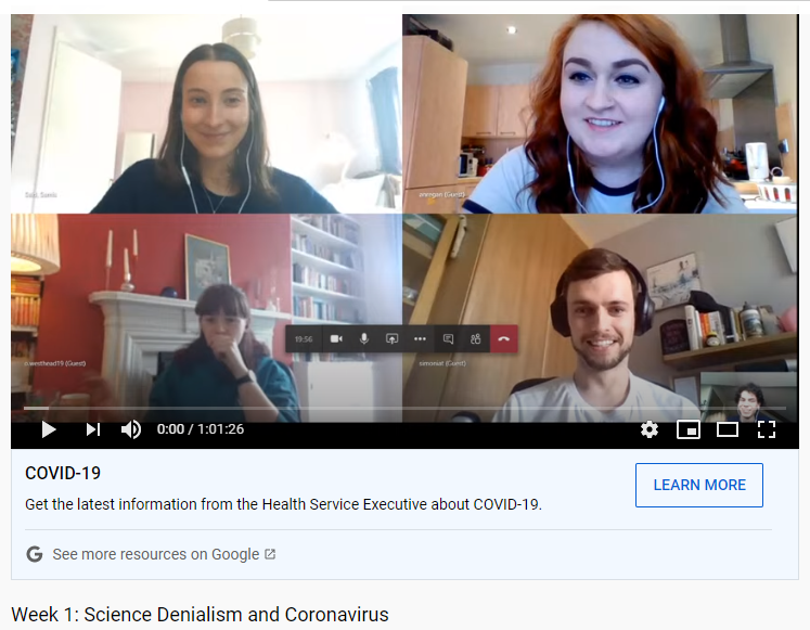 We just did our 1st live stream of our #COVID19 related video series "Pretty huge Disaster (PhD): Life under Lockdown"! Thanks so much to everyone who tuned in and sent in comments to join the discussion. We'll be live each Thursday at 1pm - join us here:
youtube.com/watch?v=o4jxNj…