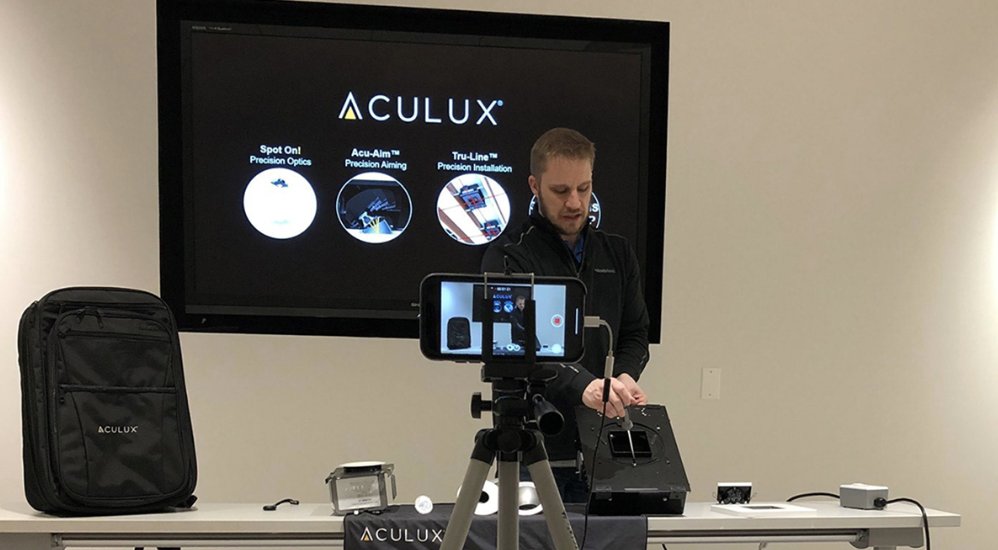 FederatedLtg's tweet photo. Check out this behind the scenes with Aculux Product Director, John! There's a new precision downlighting solution coming soon... What do you think it will be? https://t.co/7OHXM3HQFM