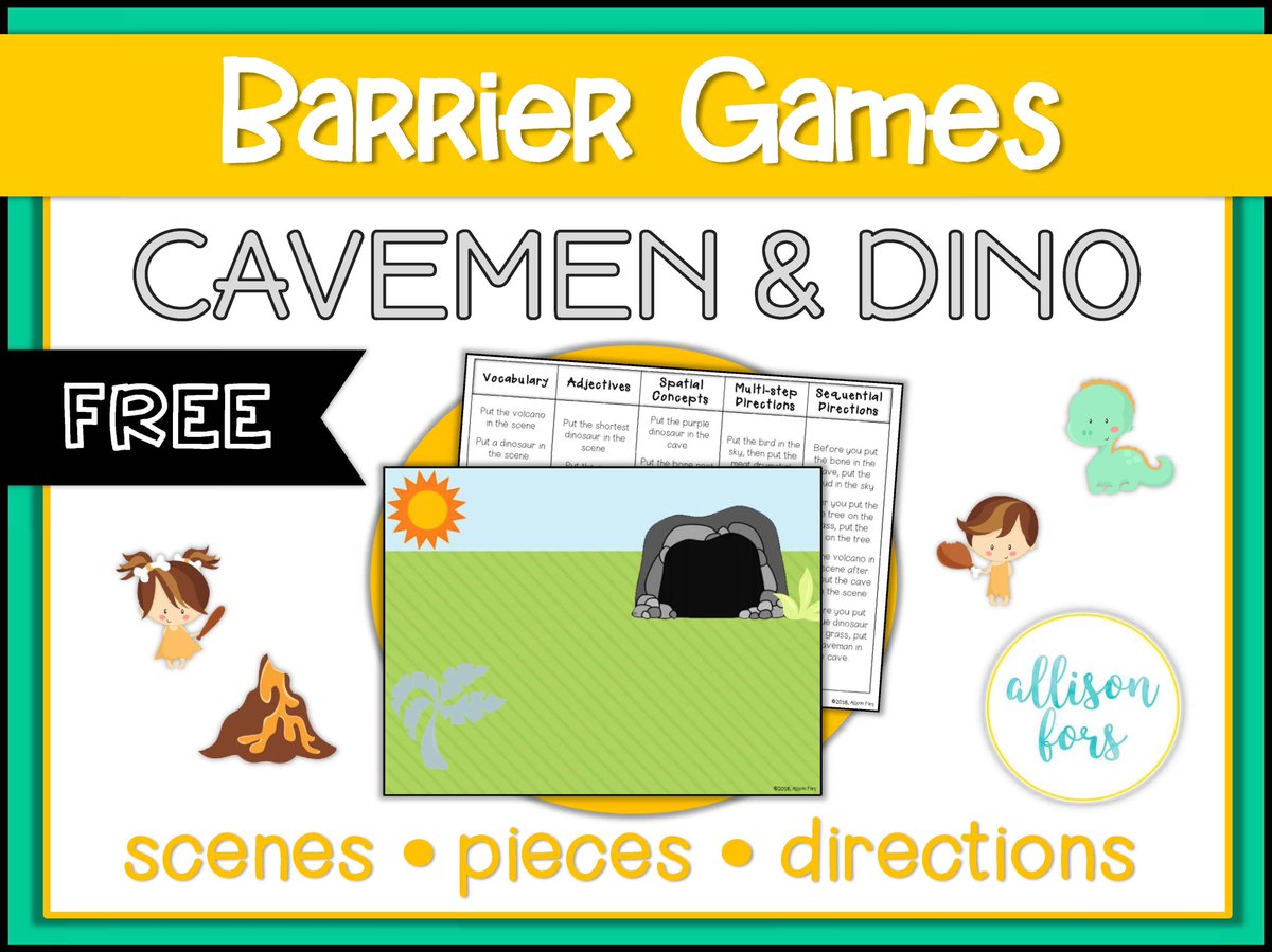 DPCDSB_SLP's tweet image. Barrier games are a great tool to develop #receptivelanguage. Use this barrier game from @allison_fors to work on following directions and introducing your child to different adjectives and spatial concepts. teacherspayteachers.com/Product/FREE-C…