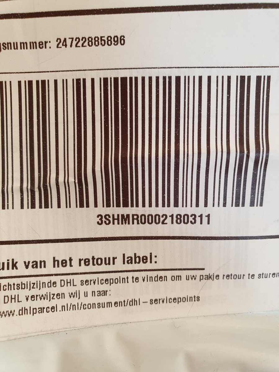 PostNL on Twitter: "@Ernstarchitect is Heb je de 3S-code van het retourlabel? En wat de reden dat het geweigerd / Twitter