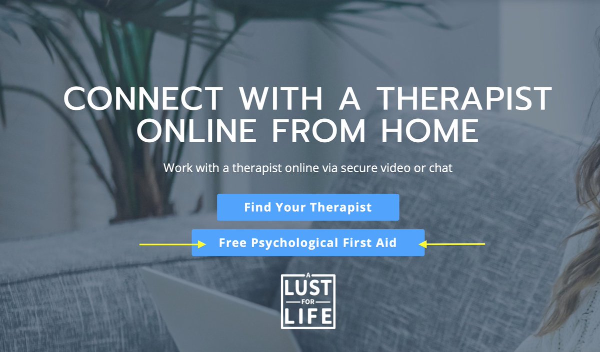 lustforlife's tweet photo. 2/ We are providing Psychological First Aid to people at home in crisis to help them remain calm and help them connect with the supports they need. This is especially for those who have no access to any mental health services such as a therapist or EAP >> https://t.co/cKL4dUxZ6H https://t.co/6JwdEgcWFp