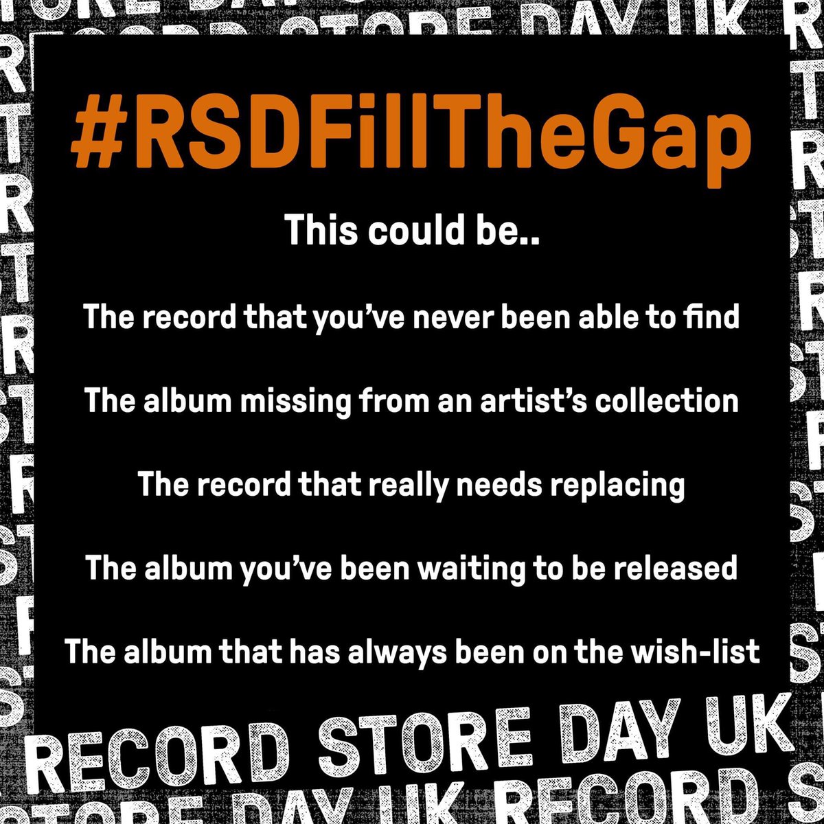 Union Music Store (@unionmusicstore) on Twitter photo Hey folks! Saturday would’ve been Record Store Day..in its place the good folks at <a href="/RSDUK/">Record Store Day UK</a> have launched #FillTheGap’ to support your local store by ordering an album online..loads of amazing stuff here at unionmusicstore.com - Can’t wait to see you all back in the shop soon X Hey folks! Saturday would’ve been Record Store Day..in its place the good folks at <a href="/RSDUK/">Record Store Day UK</a> have launched #FillTheGap’ to support your local store by ordering an album online..loads of amazing stuff here at unionmusicstore.com - Can’t wait to see you all back in the shop soon X