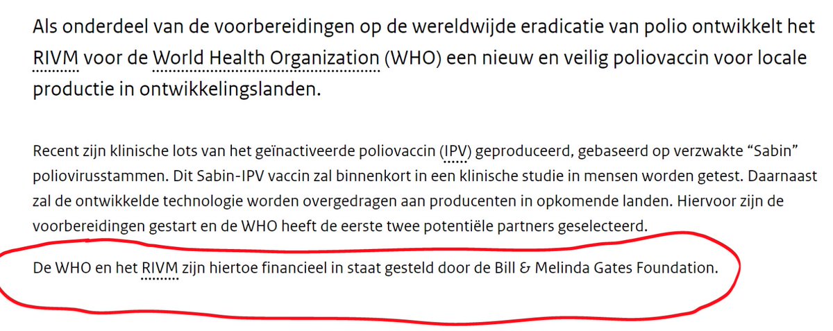 Nu bekend is dat ons eigen huis-tuin-en-keuken <a href="/RIVM/">RIVM</a> wordt gesponsord door een Big-Tech miljardair, is het misschien zaak om eens door te vragen naar de richting van de allerbeste bedoelingen? 
(via <a href="/DeRedacteur_/">De Redacteur</a>)