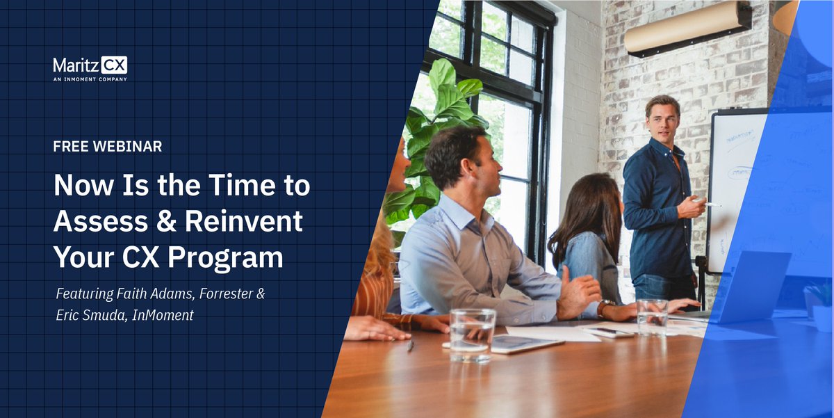 This just in: Our latest InMoment webinar features Forrester to bring you real-time CX insight. You won't want to miss this one! bit.ly/3ahGN50