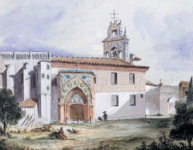SevillaInsolita's tweet photo. "Vista del convento de Santa Paula" (1831), de Richard Ford. https://t.co/uEyQAoeXcI