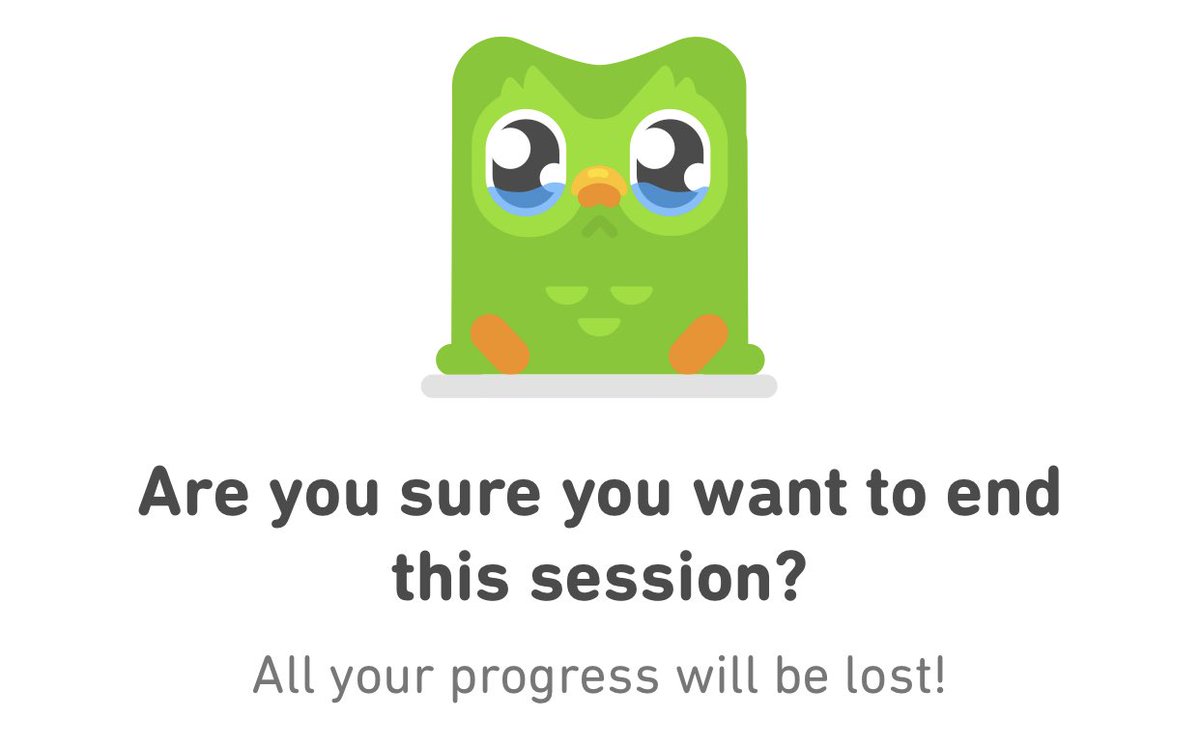 Shaneee_Lewis's tweet photo. Never ending another lesson again ⁦@duolingo⁩ #sadowl https://t.co/i63PNWOikC