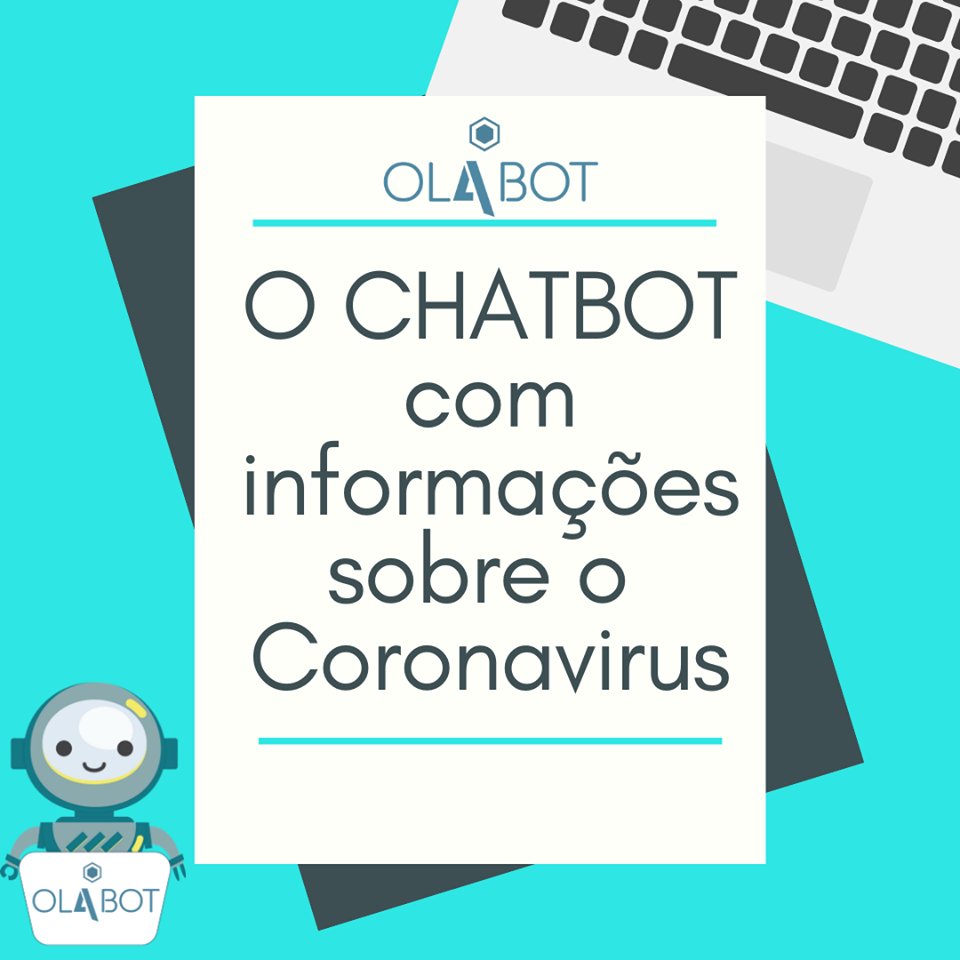 OlaBot_Brasil's tweet photo. Desde o dia 19/03 a OlÁBOT colocou no ar, em sua Fanpage um #Chatbot com informações sobre o Coronavirus (Covid-19), sobre sintomas, contagio, prevenção, entre outras.
Acesse o link abaixo e confira.
https://t.co/mpe7jo8VHy
#olabot #digaolábot #chatbots #coronavirus https://t.co/jBRp88cNr5