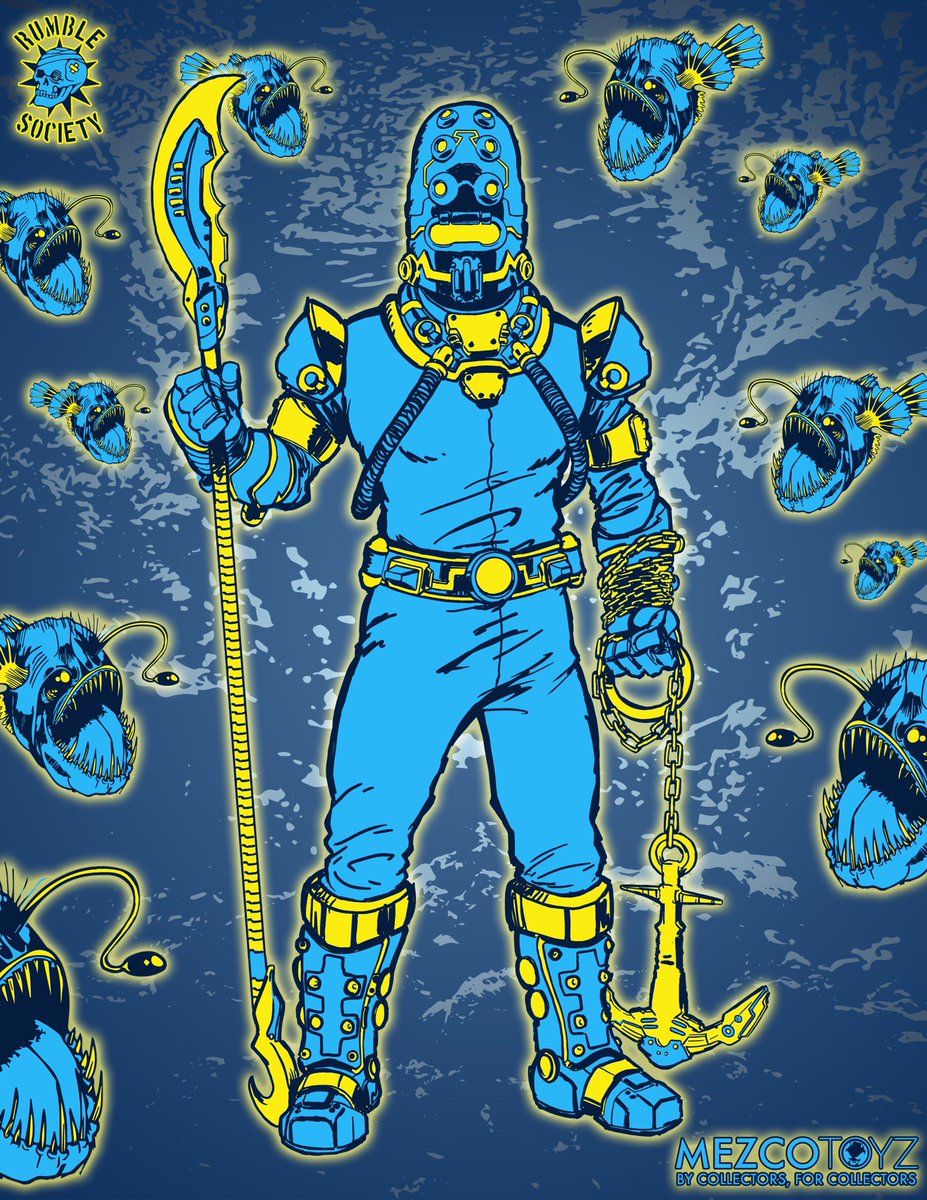 DrawALine3's tweet photo. @mezcotoyz #HomeWithMezco #BaronBends #agentgomez #rumblesociety turned the coloring image into the comic style inspired by the shirt design. Included the original coloring sheet too. 🤘🏻🔥 https://t.co/KR8gPCv78O