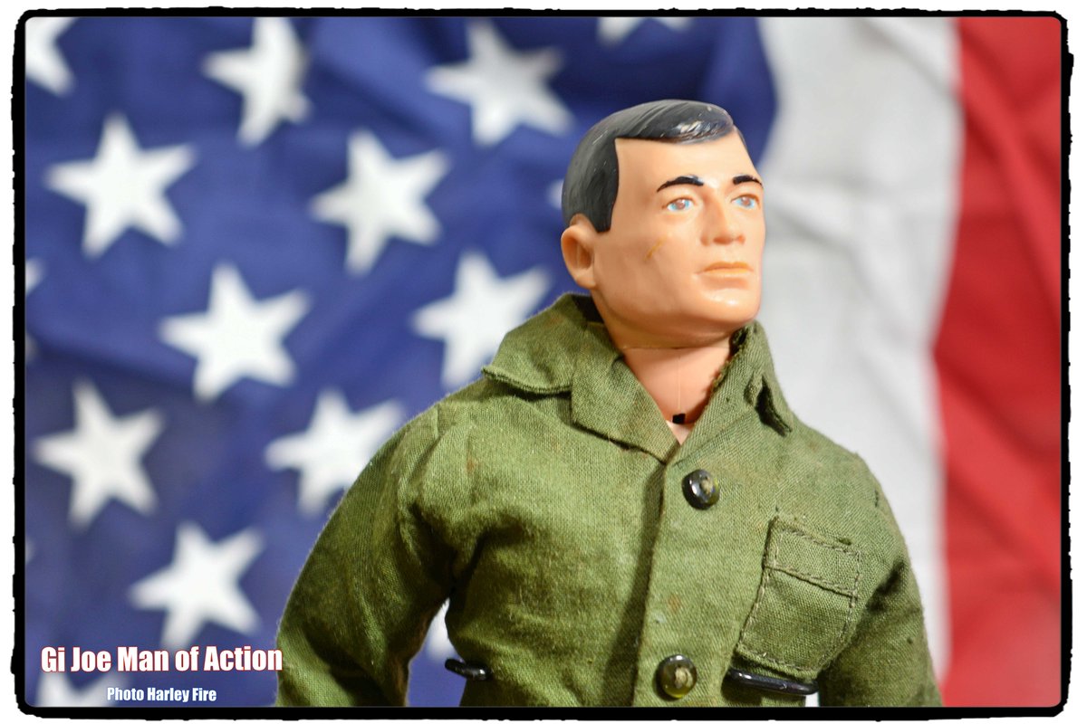 HarleyFire's tweet photo. My photoshoot with #gijoe @gijoenews Vintage 1964 #manofaction #supportourtroops #usa1 #photosbyharleyfire @harleyfire https://t.co/6iHgXWhKAg