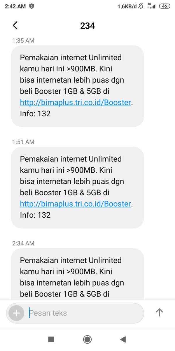 3care Indonesia V Twitter Hai Kak Sms Tersebut Merupakan Notifikasi Paket Unlimited Yang Dimiliki Akan Mencapai Batas Penggunaan Wajar Fup Harian Ketika Sudah Mencapai Fup Harian Kecepatan Aksesnya Akan Menurun Agar Kecepatan