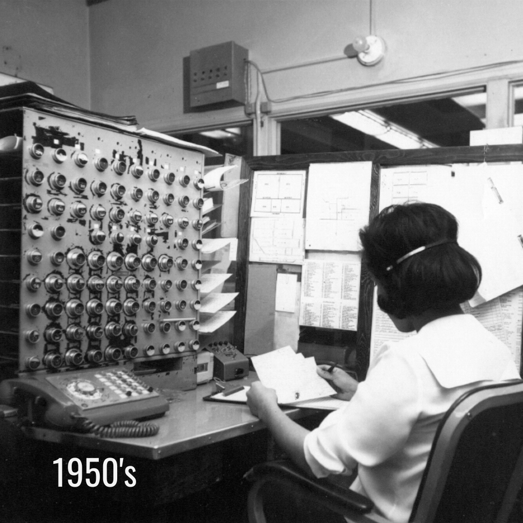 PhoenixPolice's tweet photo. Although technology has changed over the years, the one constant has been the voices on the other end of the line and the mic, keeping officers and community members safe. @phxpdmuseum #NPSTW2020 #throwbackthursday #thankyoudispatch https://t.co/ODmxL8gHRq