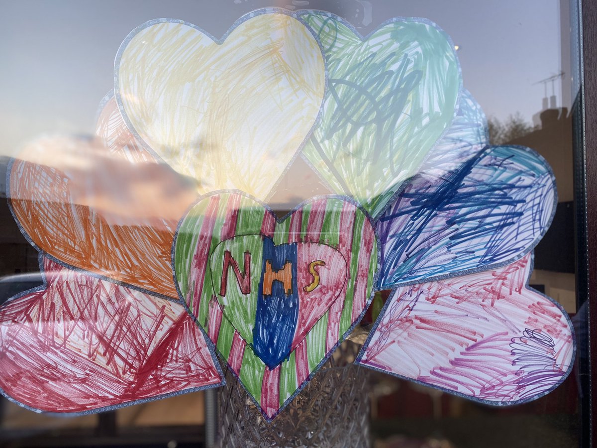 VerityHanlon's tweet photo. @emandfilsworld my daughters creation to support all NHS workers💕 https://t.co/xZVFSZ2Brq