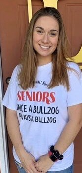 CheerFz's tweet image. 2020 Senior Center Mat: Miranda Less - Miranda has cheered for 4 years at Fort Zumwalt South. She will be attending Southern Illinois University of Edwardsville where she plans to study Speech Language Pathology. #FZSseniorsthebest #seniorsarerowdy