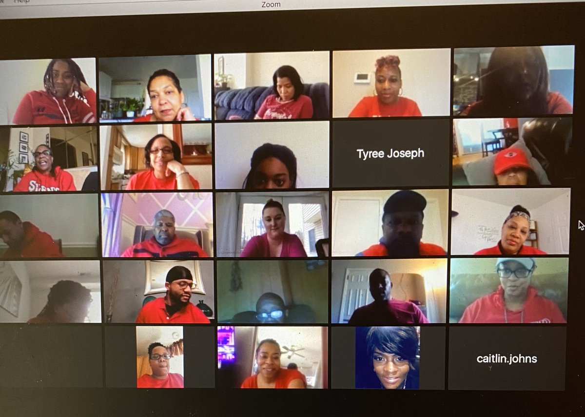 mhpluvs2educate's tweet photo. Such a blessing when my staff dresses in my favorite color and invites me to an emergency meeting. What a wonderful surprise for my birthday! #Red #ILoveThem #ItIsMyBirthday https://t.co/HoX3n1RGmr
