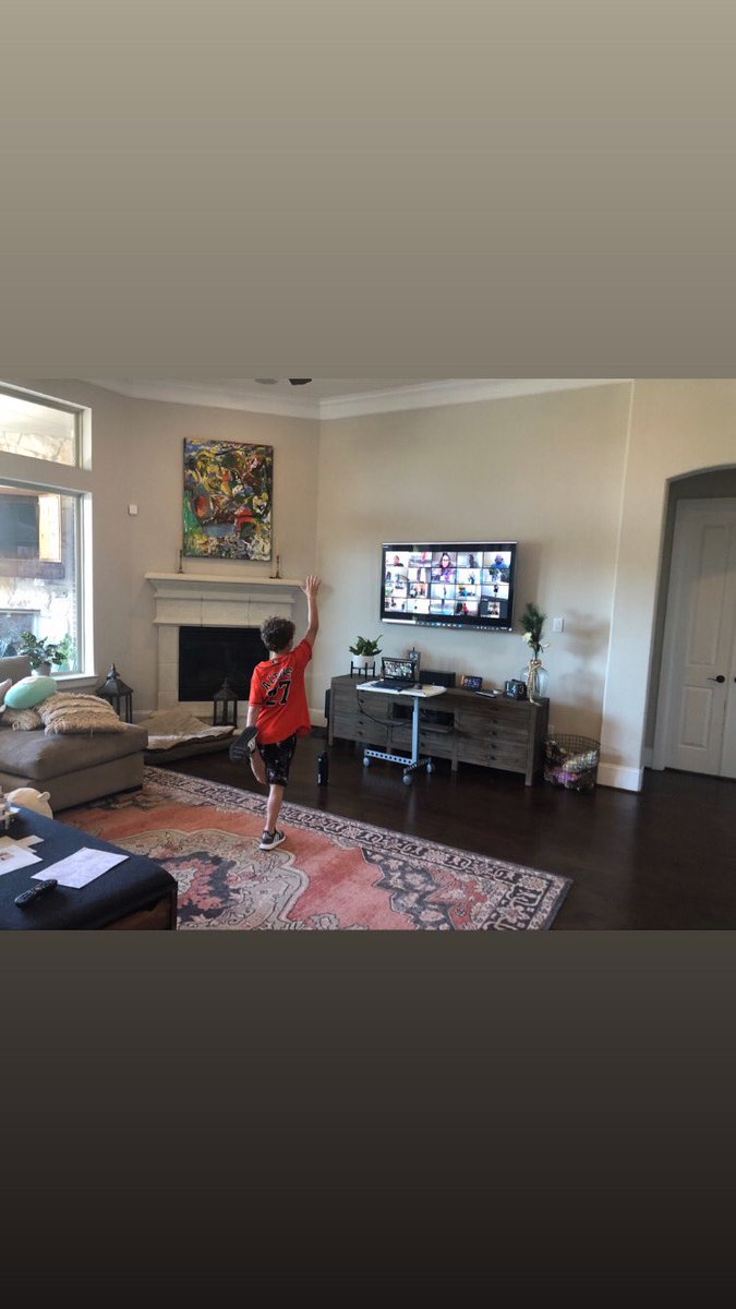 KatyAquatics's tweet photo. No Pool, No Problem - KATY Swimmers are busting boredom by training at home! Let’s keep moving forward, one step at a time! #VirtualDryland #LifeOfASwimmer https://t.co/6kryPtRotr
