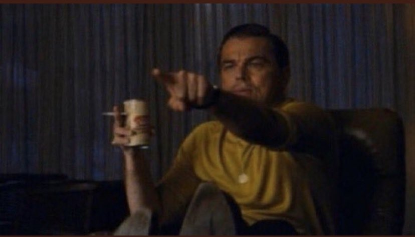 john_w_erwin's tweet photo. Me watching Once Upon a Time in Hollywood when I found out where this picture came from https://t.co/4oL4s3GMHT