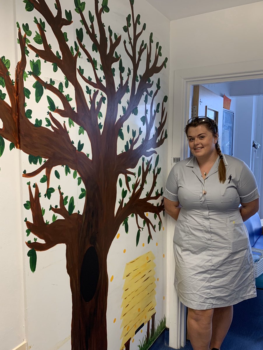 Lukemchaz's tweet photo. A wonderful addition to our #NOvid staff room on Tintagel, a #positivitytree hand painted by our very talented HCA Lauren 🌟🙏 Lauren, enjoy your #kindcoffee courtesy of @RCHTCharity 💖 @RCHTWeCare @PenroseEsther @JoFloyd07 @Gemma_LJones @katie13618197 https://t.co/P2ZB4SXu3L