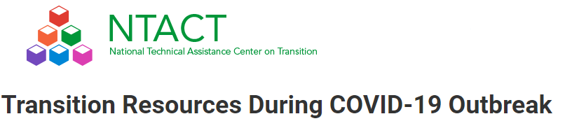 TransitionTA's tweet photo. Are you searching for resources to support youth with disabilities during #COVID19? NTACT has compiled the best at-home and online resources for schools and agencies TPT https://t.co/vQEDUKHXEI YouTube https://t.co/K5EJoBN3WF  https://t.co/G6H62VJfRn
 #sped #vocrehab https://t.co/gvAcylHw6w