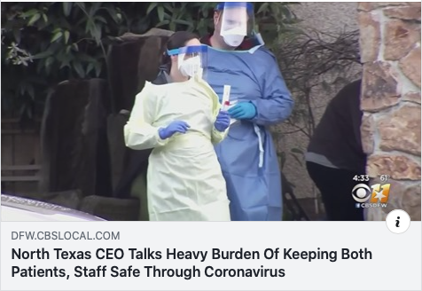 Our efforts to maintain the health and safety of our residents and staff never ceases. Our ongoing efforts recently made news. #COVID19 
cbsloc.al/3adJLaS