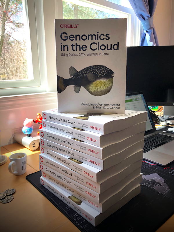 Introducing Genomics in the Cloud, ie "The GATK book" by @VdaGeraldine and <a href="/boconnor/">Brian O'Connor</a> with <a href="/OReillyMedia/">O'Reilly Media</a> -- read more on the #GATK blog post at gatk.broadinstitute.org/hc/en-us/artic…