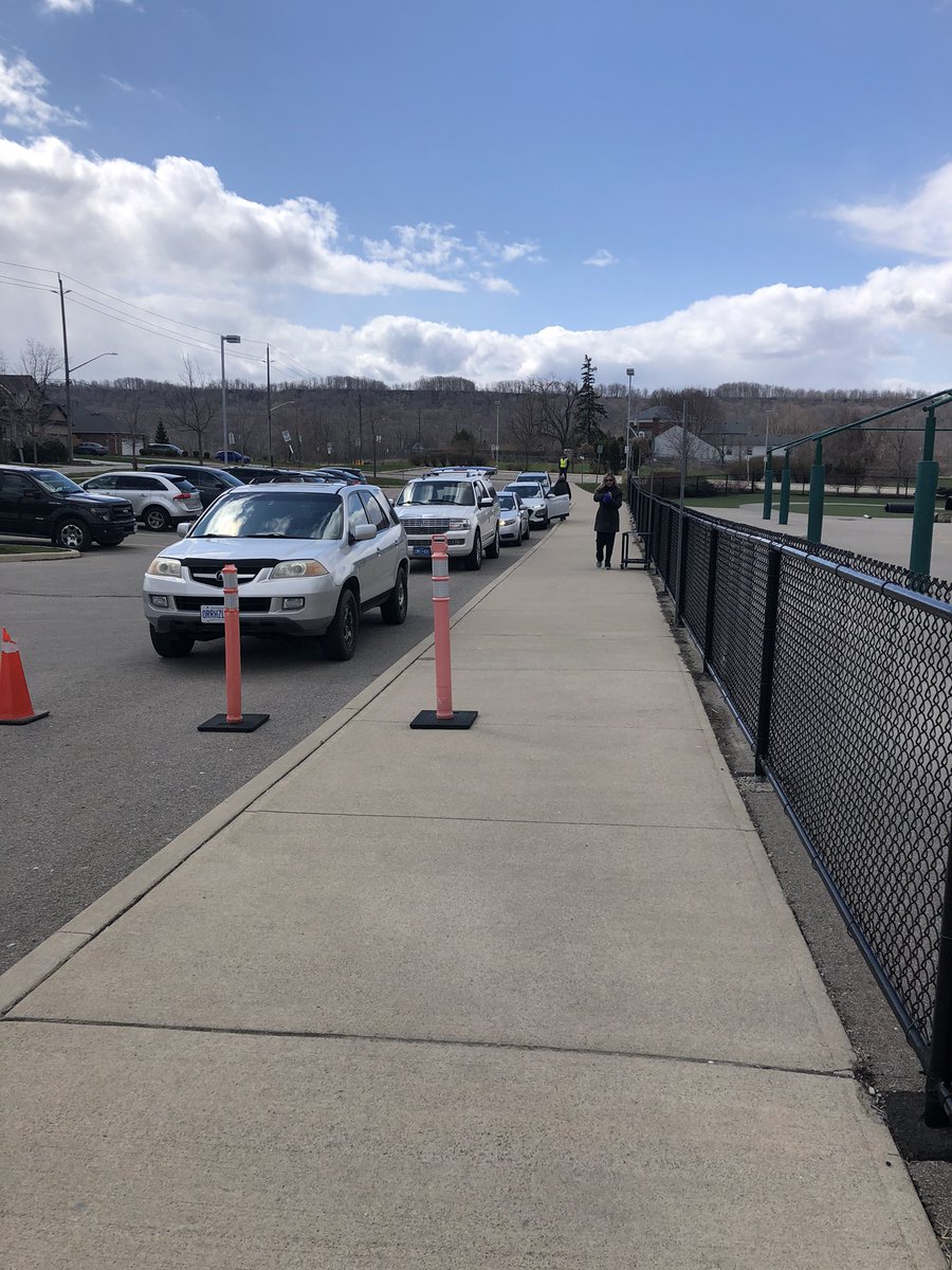 Today I had the opportunity to assist with the deployment of devices to students who require a device to support distance learning. It was nice to see families - from a distance and colleagues too. <a href="/hwdsb/">HWDSB</a> <a href="/IllmanTim/">Tim Illman</a> #distancelearning #COVID-19 #curbsideservice