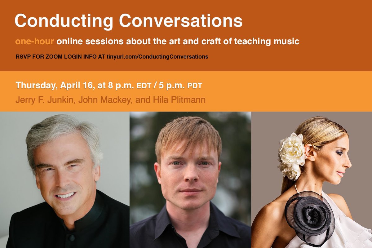 utexasbands's tweet photo. Greetings from Austin! We would like to invite you to join us tonight at 7pm CDT as Prof. @JerryJunkin, @Ostimusic, and @HilaPlitmann participate in an online Zoom session hosted by @travisjcross. We hope to see you this evening at 7pm CDT! https://t.co/1enZnSmLxI