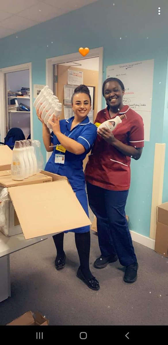 Thank you to a friend of mine for donating palmers lotions to the paeds team at NMUH ❤ really appreciated #northmid #teamnorthmid