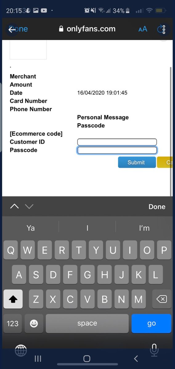 xKinky_Kittenx's tweet image. One of my followers is trying to subscribe to my Onlyfans and is being met with this and then an error message. Can anyone shed some light on how to solve this so he can subscribe? 😊 Thank you 💖

#onlyfanshelp