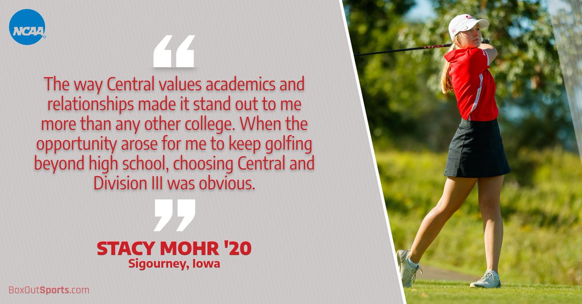 CentralDutch's tweet photo. Here's one final #whyD3 from @DutchWomensGolf senior Stacy Mohr to close the 2020 #D3Week 

#GoDutch #rollriversWGOLF https://t.co/lnzRAK5gLI