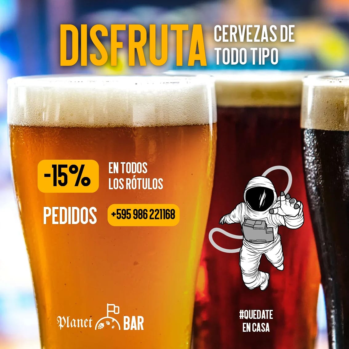 planetbarpy's tweet photo. Los estilos belgas, como los Dubbel o Tripel, así como la Black, son perfectas para la temporada, ya que son fuertes y tienen mucho sabor... Escribinos!
.
.
#Planetbar #craftbeer #cervezalocal #cervezaartesanal #QuedateEnCasa #yomequedoencasa #deliveryservice #stoutbeer https://t.co/MBFwo5OagR