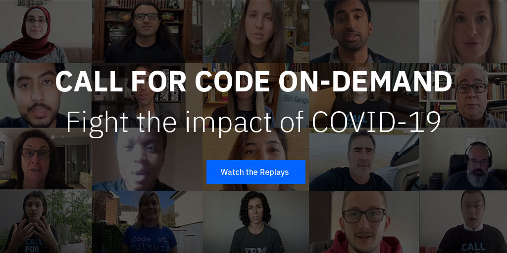 Wilson1Jennifer's tweet photo. CALL FOR CODE ON-DEMAND: Fight the impact of COVID-19 https://t.co/9dKHXCvuGc https://t.co/z0DRGyskO8