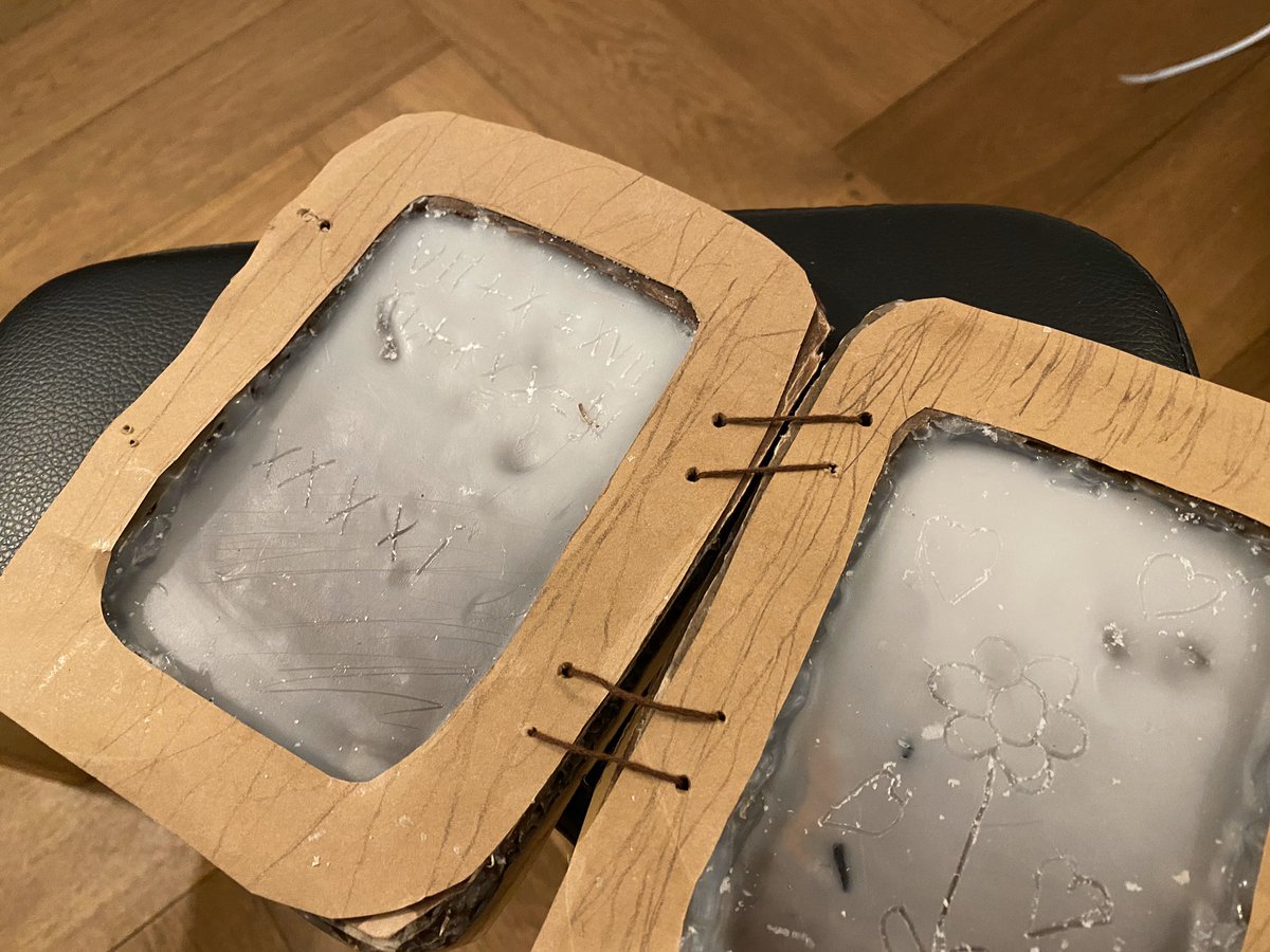 CandiceBayley's tweet photo. @GreenwaysPri Here are some of our projects on Romans for year 4 this week (we’re playing catching up a bit). Their favourite part was making the wax tablet out of cardboard and broken candles. They even practiced some maths using Roman numerals. https://t.co/TJthkjO4CA