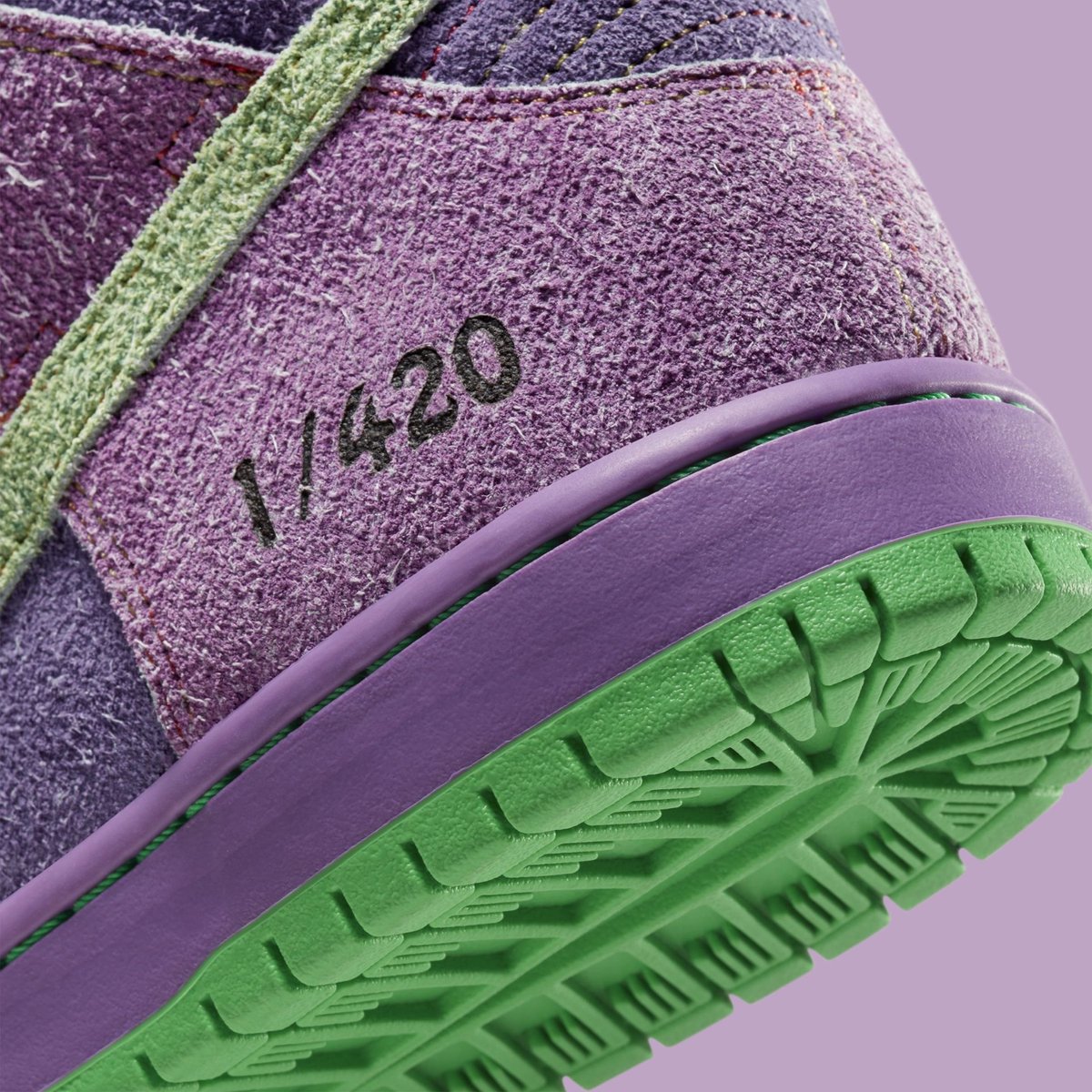 nike sb dunk high 420 reverse skunk