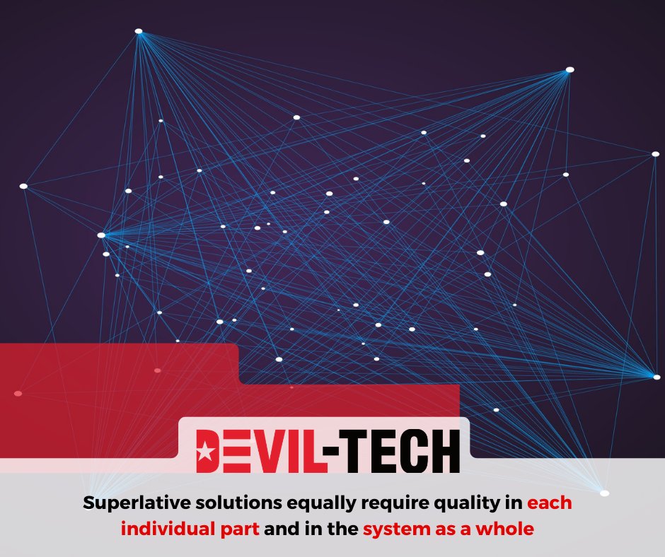 DeVilTechSolns's tweet photo. At DeVil-Tech, impossible problems are our bread and butter. We won't balk in the face of a challenge and will reliably deliver the perfect #solution for your needs. Learn more:  https://t.co/1TFpd8mK7n

#data #tech #systems https://t.co/0kVYgThlDu