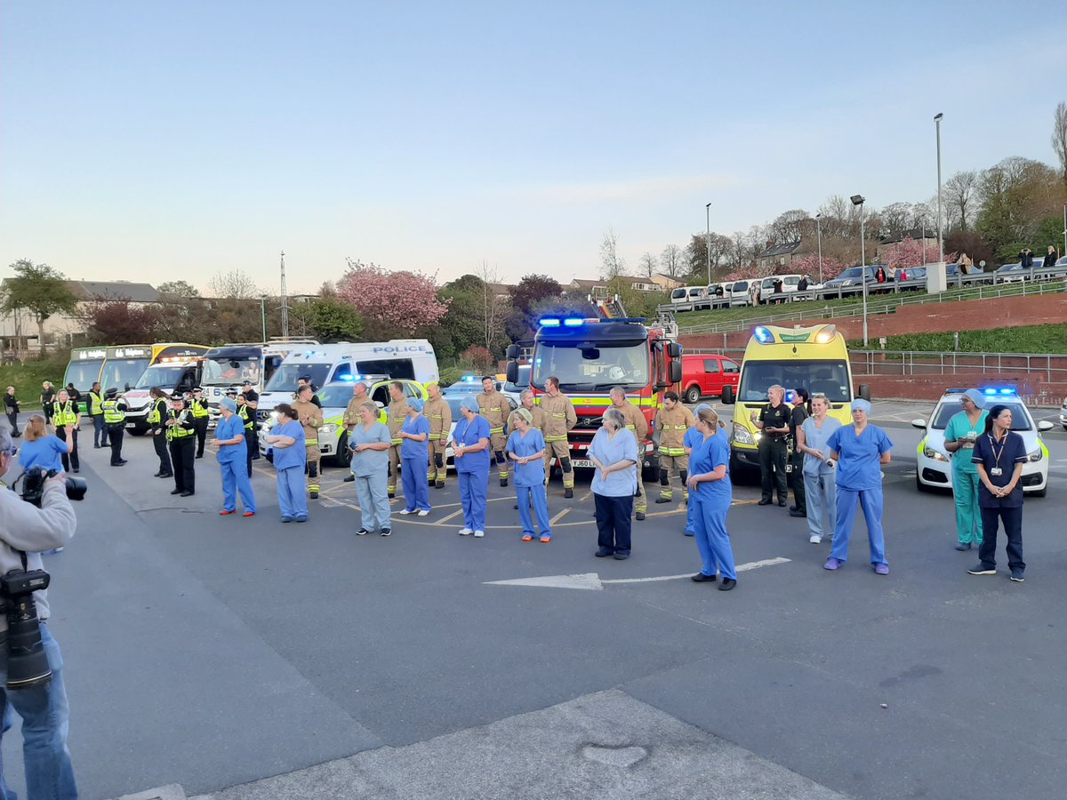 Airedale Hospital (@airedalenhsft) on Twitter photo Another fabulous and inspiring #clapforkeyworkers thanks to <a href="/WYFRS/">West Yorkshire Fire and Rescue Service</a> <a href="/WYP_Keighley/">West Yorkshire Police - Keighley</a> <a href="/NYorksPolice/">North Yorkshire Police</a> <a href="/keighleybus/">The Keighley Bus Company</a> our amazing staff, our lovely neighbours and everyone else who joined in!  #localheroes #amazing #soproud Another fabulous and inspiring #clapforkeyworkers thanks to <a href="/WYFRS/">West Yorkshire Fire and Rescue Service</a> <a href="/WYP_Keighley/">West Yorkshire Police - Keighley</a> <a href="/NYorksPolice/">North Yorkshire Police</a> <a href="/keighleybus/">The Keighley Bus Company</a> our amazing staff, our lovely neighbours and everyone else who joined in!  #localheroes #amazing #soproud