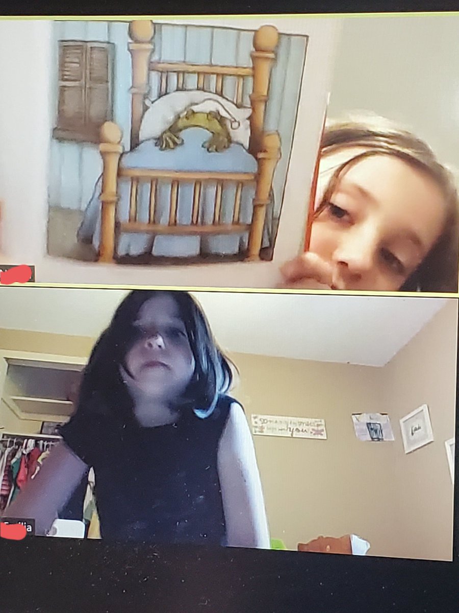 DRESGruwellJess's tweet photo. These ladies have been reading books to each other, Griff, and I for the last half hour.💖 https://t.co/zwOmB3MrjL