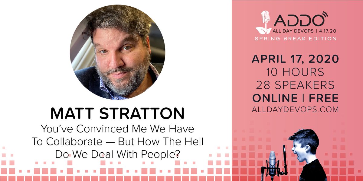 alldaydevops.com/spring-break <a href="/LKnausenberger/">Lauren Knausenberger</a> and <a href="/mattstratton/">Matty Stratton 🦋 @matty.wtf</a> LIVE IN FIVE Spring Break Edition #ADDO #devops #devsecops