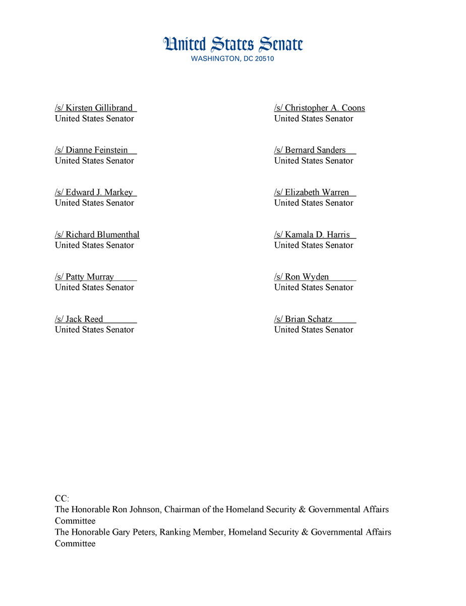 Last week, I joined my colleagues to send a letter urging Senate leadership to include assistance for the Postal Service in future coronavirus legislation. Millions of Americans rely on the Postal Service, now more than ever, and we must ensure its survival.
