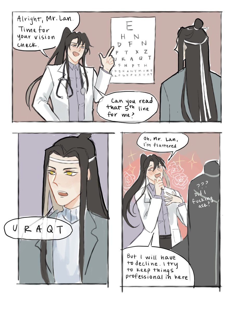 Daily life of Dr. Wei, the most annoying doctor ever
#mdzs #weiwuxian #LanWangji #cql #魔道祖师 #陈清零 #魏无羡 #蓝忘机