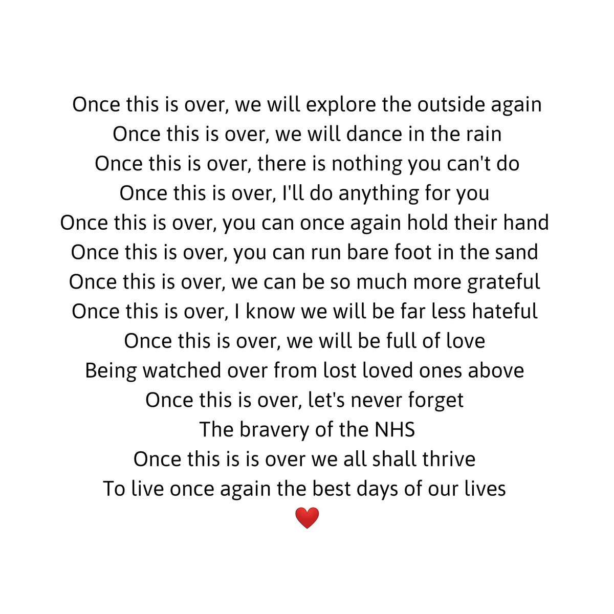 dawnmossmusic's tweet photo. @chiswickbuzz wanted to share some positivity with a poem I wrote x https://t.co/rT2cGvYJ1c