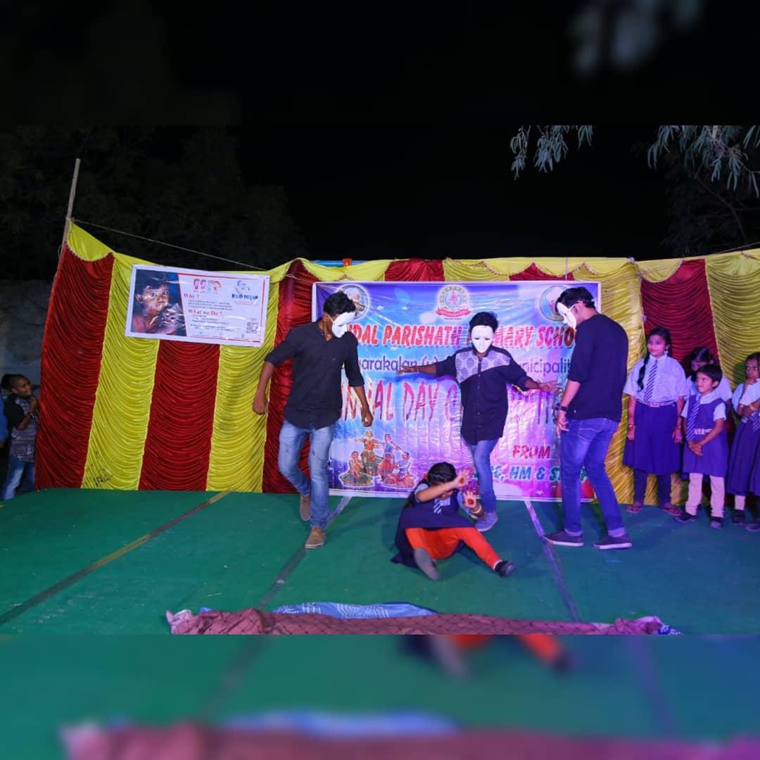 Rudsuvan_NGO's tweet photo. The management of govt school at #kongarkalan has requested to our organisation  to create awareness on #childsafety to their school children by participating in their annual day celebrations. So we design a skit for a better visualisation and understanding in ruralareas @KTRTRS https://t.co/4oPk5GoPcS