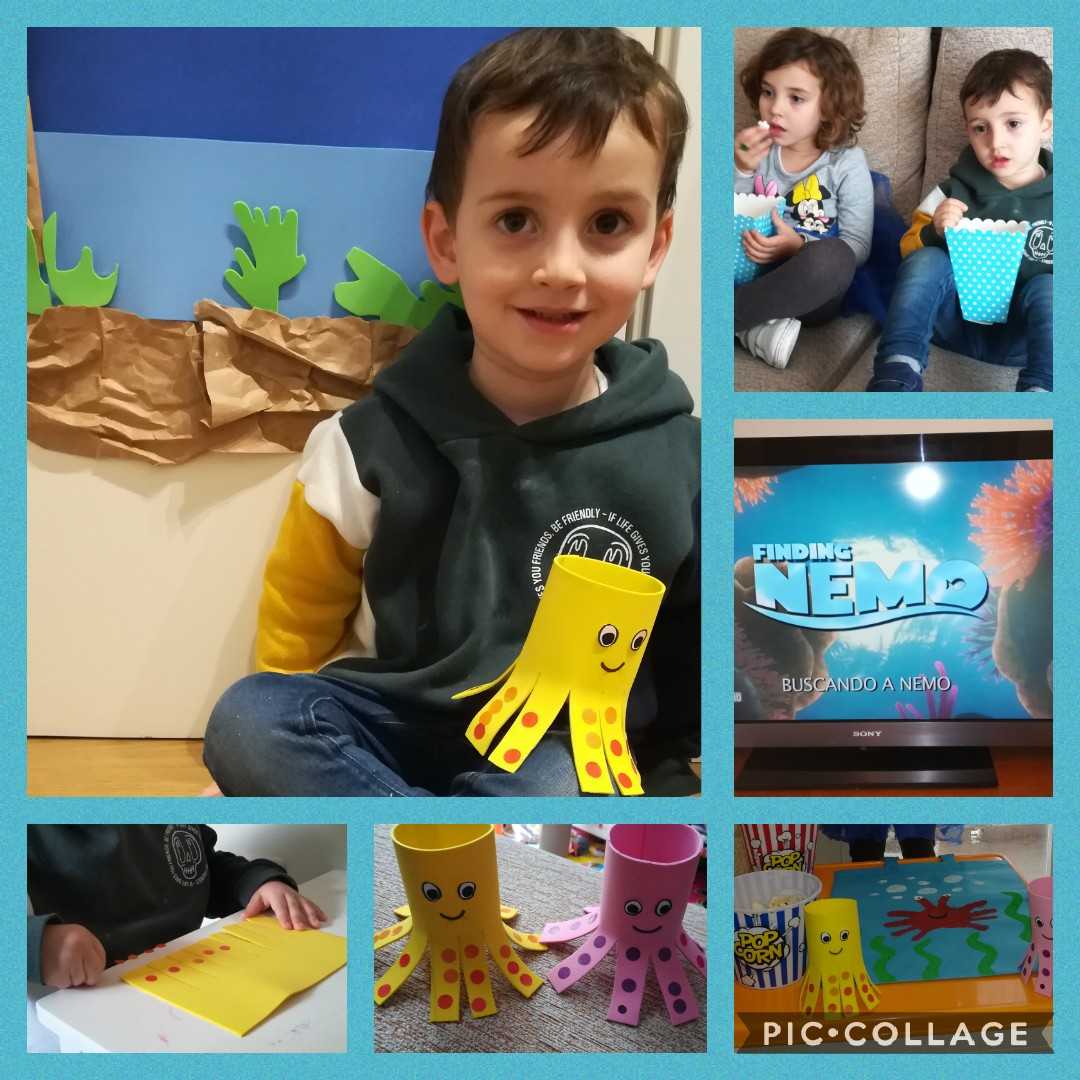 PedroMKB's tweet photo. Tarde de cine, palomitas y manualidades. Proyecto caballito de mar en casa, gracias profe Natalia por las actividades. https://t.co/mMbasuSqDW
